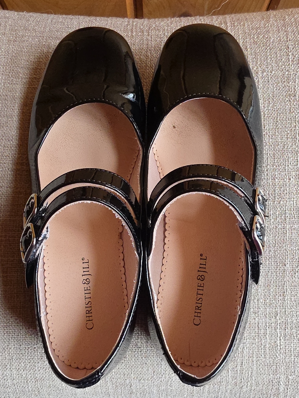 Black Patent Mary Jane Flats